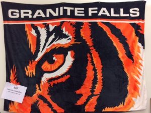  Tiger fleece blanket